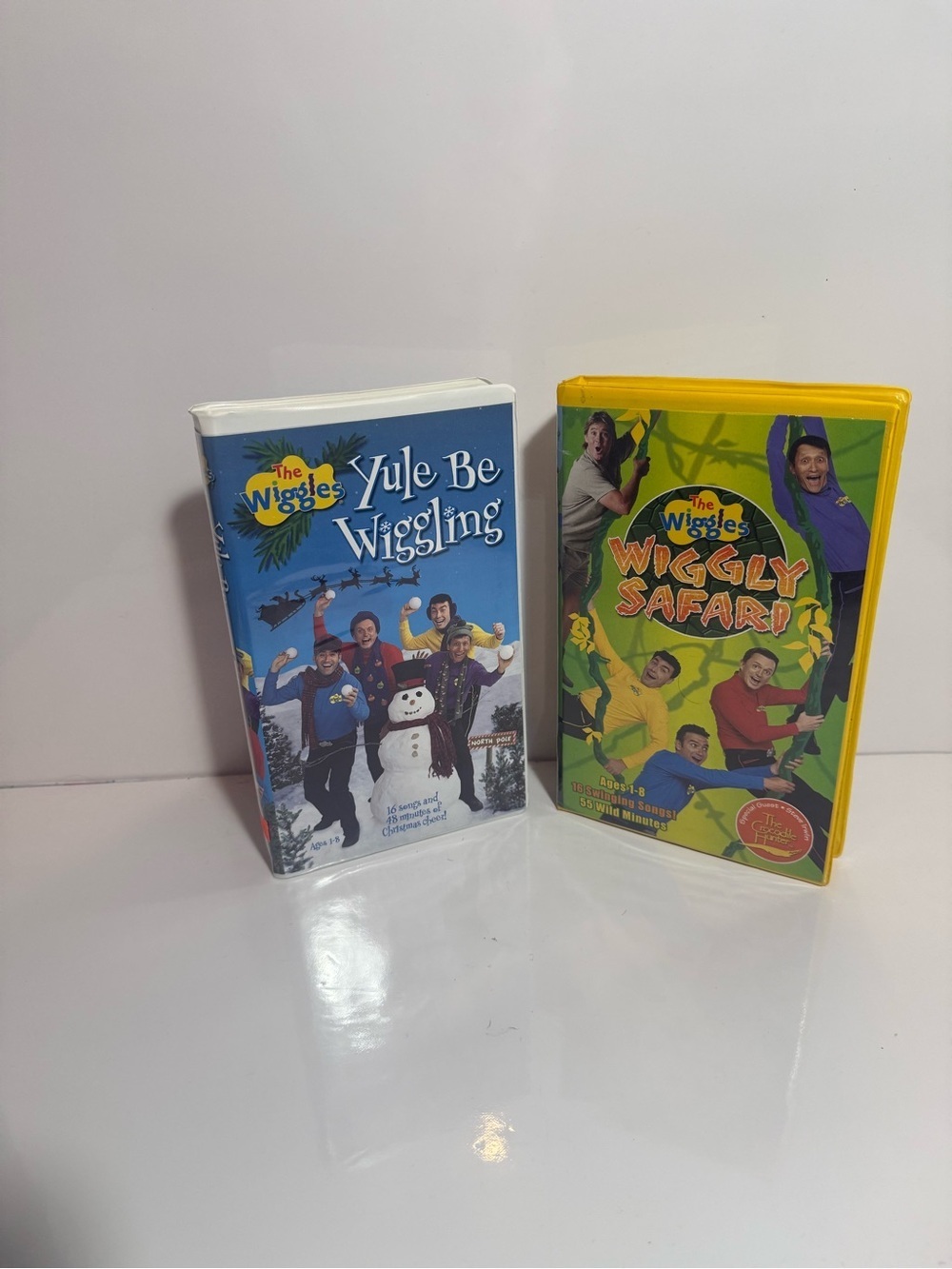 The Wiggles VHS Lot Of 2:  Yule Be Wiggling And Wiggly Safari